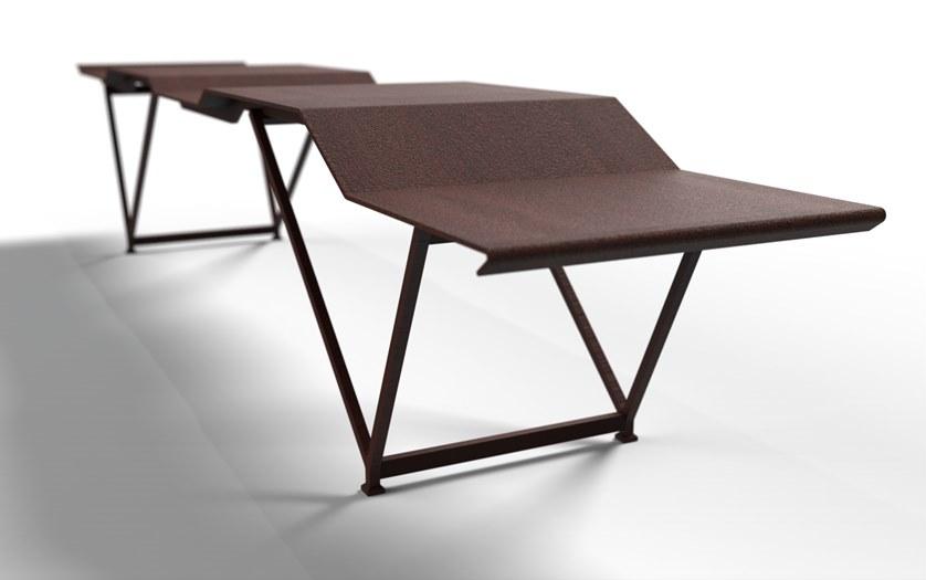 TrackDesign Скамья из стали Corten ™  Osp05078  - Вид №4