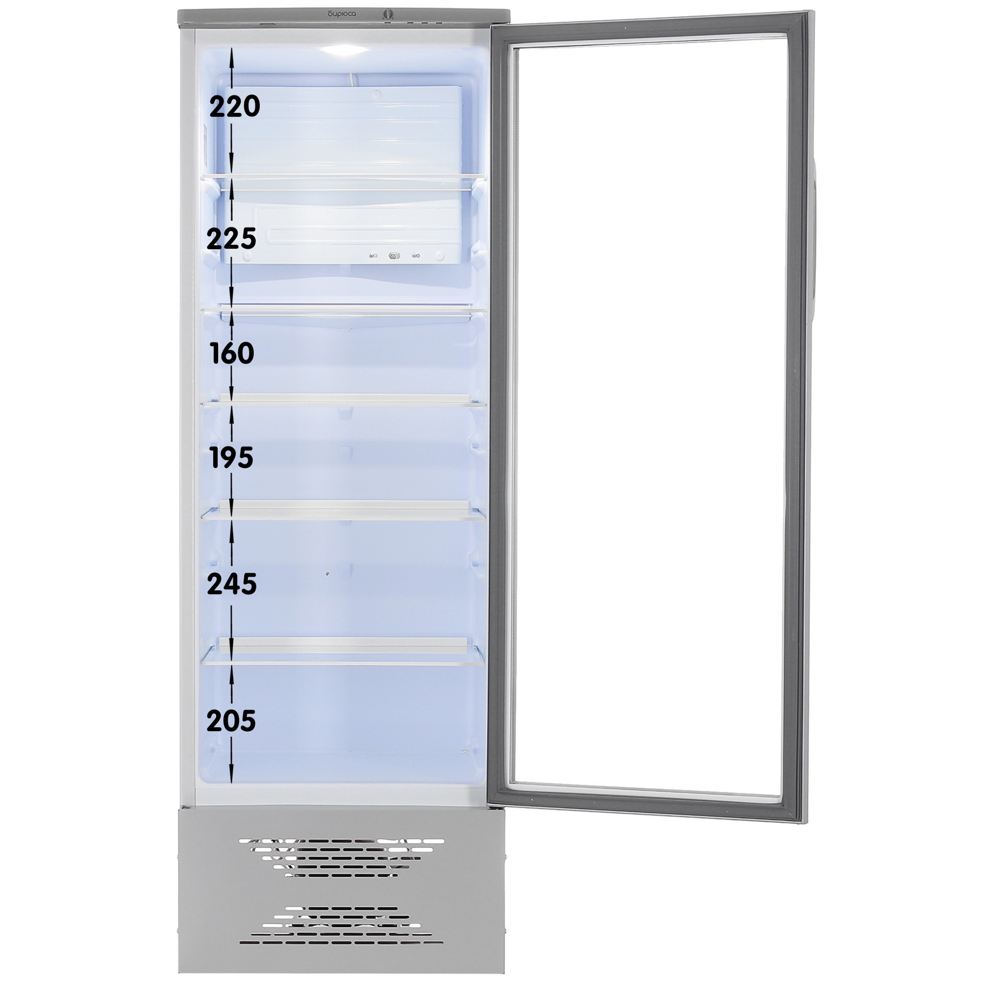 9924374 Холодильная витрина   Бирюса B-M310 серебристый STDN-0025657 - Вид №1