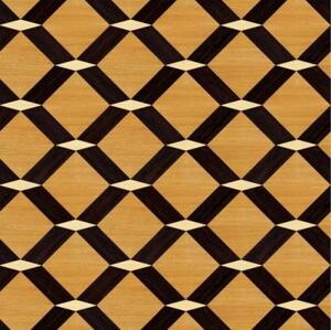 Художественный паркет Da Vinci Щитовой 26-163 Дуб (Гладкая) 500х500 мм.