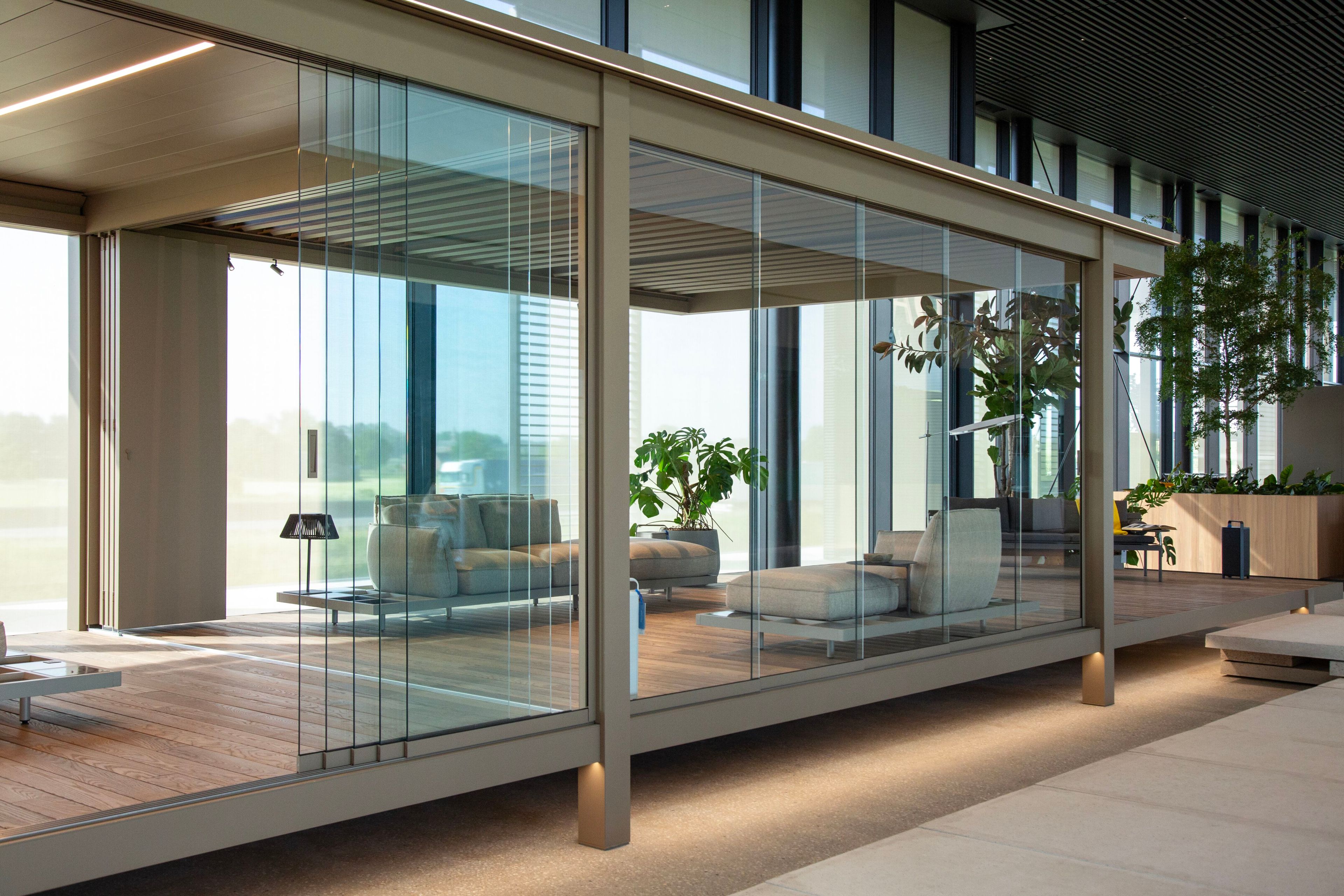 Биоклиматическая пергола из алюминия RENSON AMANI ARCH-00088100 - Вид №18