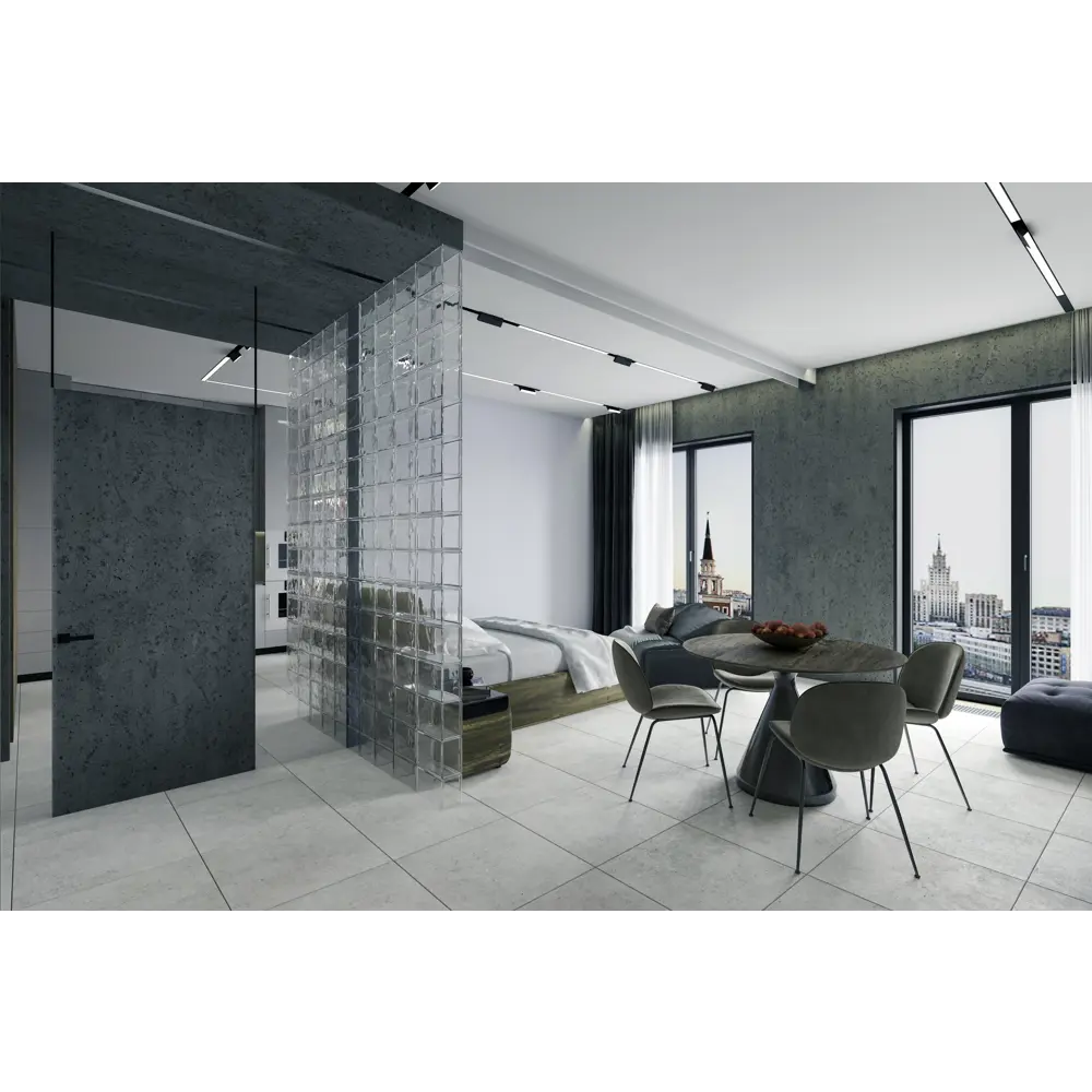 Керамогранит Santreyd Bronx-09 серый матовый 60×60 см 89369386 STLM-0944416 - Вид №4