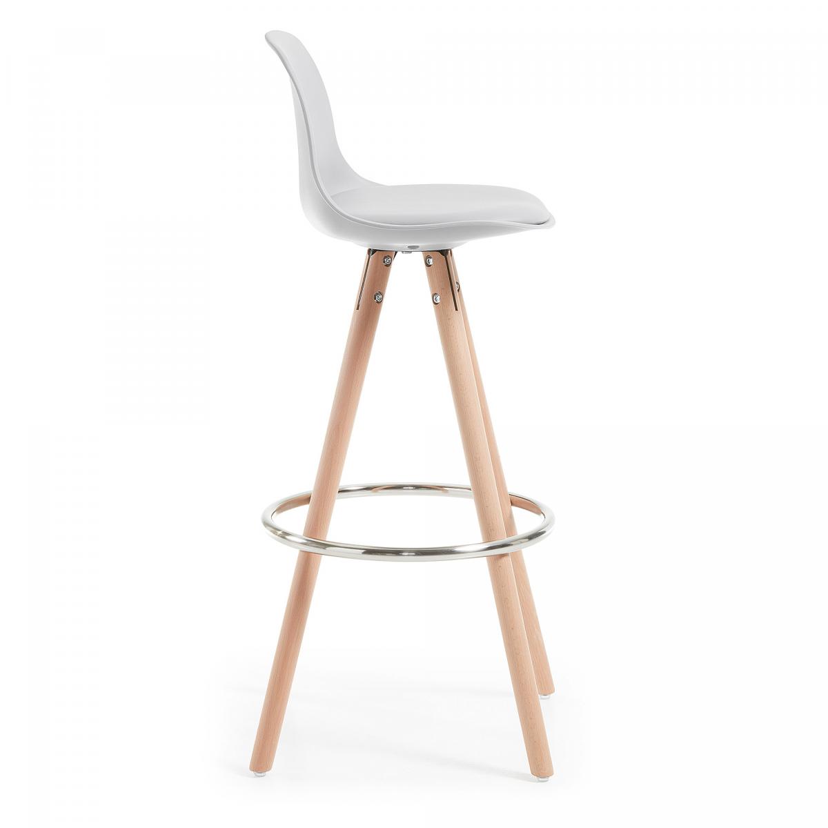 036131 Барный стул серый La Forma Stag 