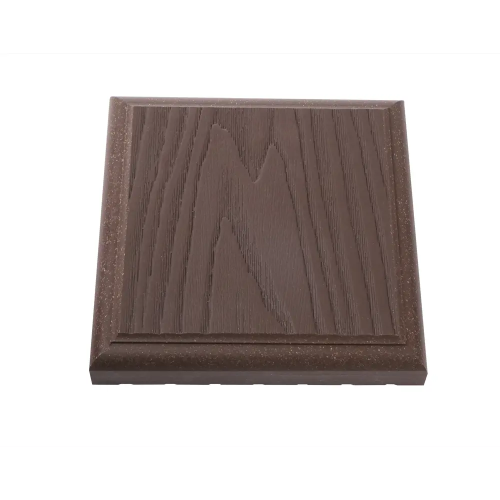 T-DECKS Крышка для столба 125×125 мм из натурального дерева 88779127 STLM-1013501