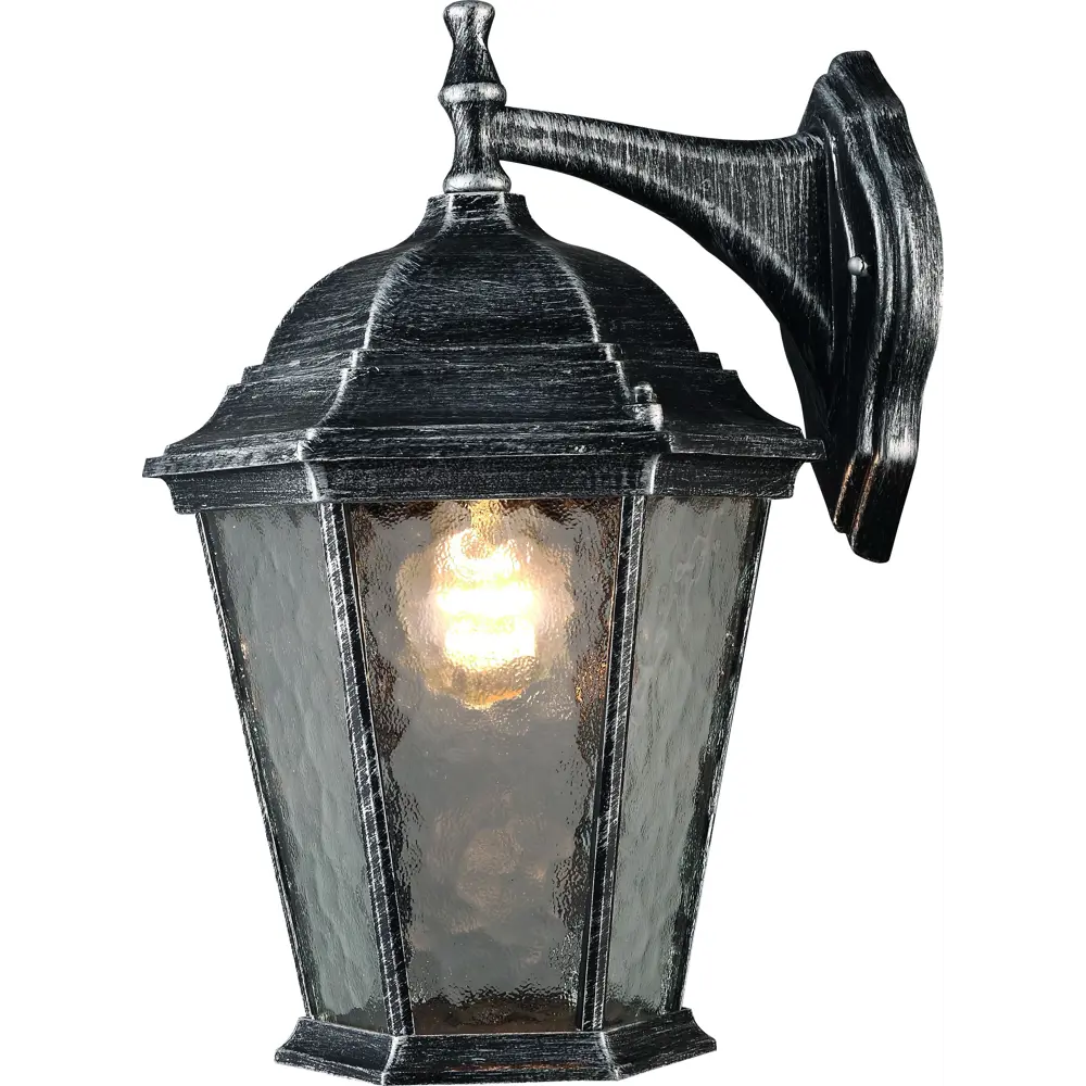 Светильник настенный уличный Genova 75 Вт IP44 цвет чёрный/серый Arte Lamp STLM-2139889 - Вид №1