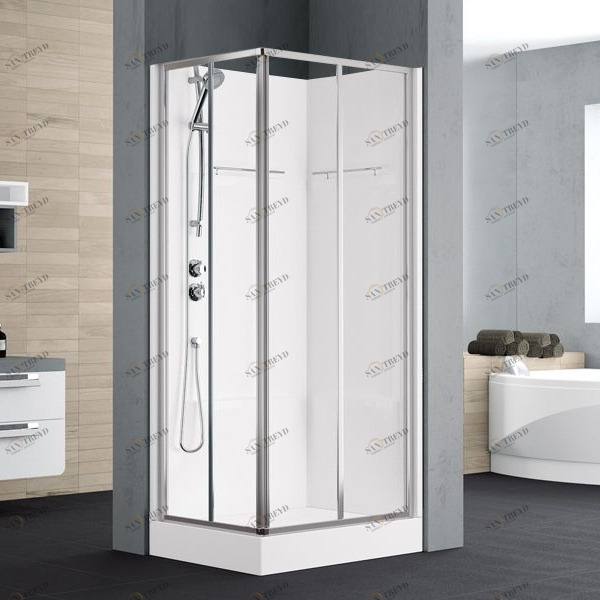 Novellini. Душевая кабина 90x90 см A STANDARD без крыши ALBA ALBA90M1B