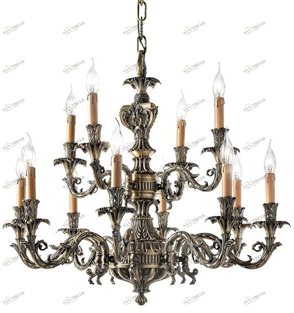 Possoni Illuminazione Сатиновая люстра Veronique 796/8+4 