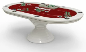 Vismara Design Овальный покерный стол Luxury entertainment