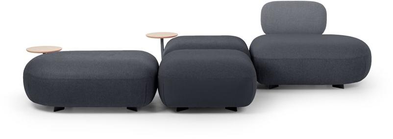 True Design Квадратный пуф с полкой для журналов Code Cd 60sq / cd 75sq - Вид №10