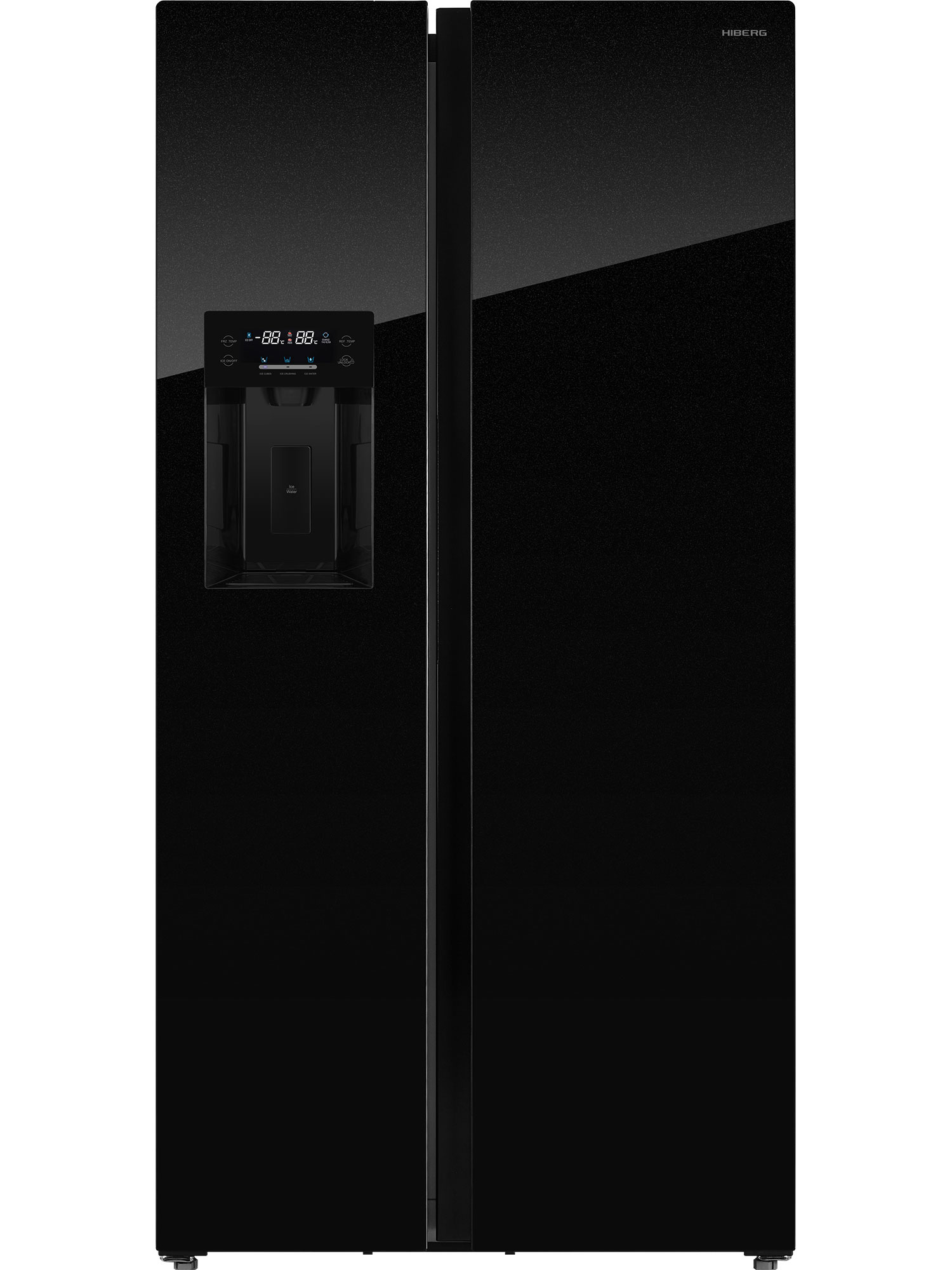 9168757 Холодильник Side by Side   HIBERG RFS-655DX NFGB inverter черный STDN-0044123