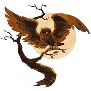 Художественный паркет Da Vinci Паркетный Декор 26-010 Орех Европейский (Грецкий) (Гладкая) 1600х1300 мм.