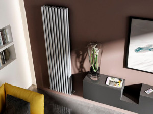 Настенный вертикальный полотенцесушитель из углеродистой стали