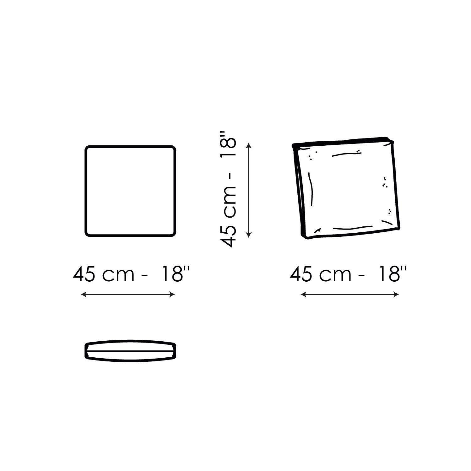 Тканевый диван с полуостровом BONALDO ALIANTE ARCH-00041242 - Вид №13