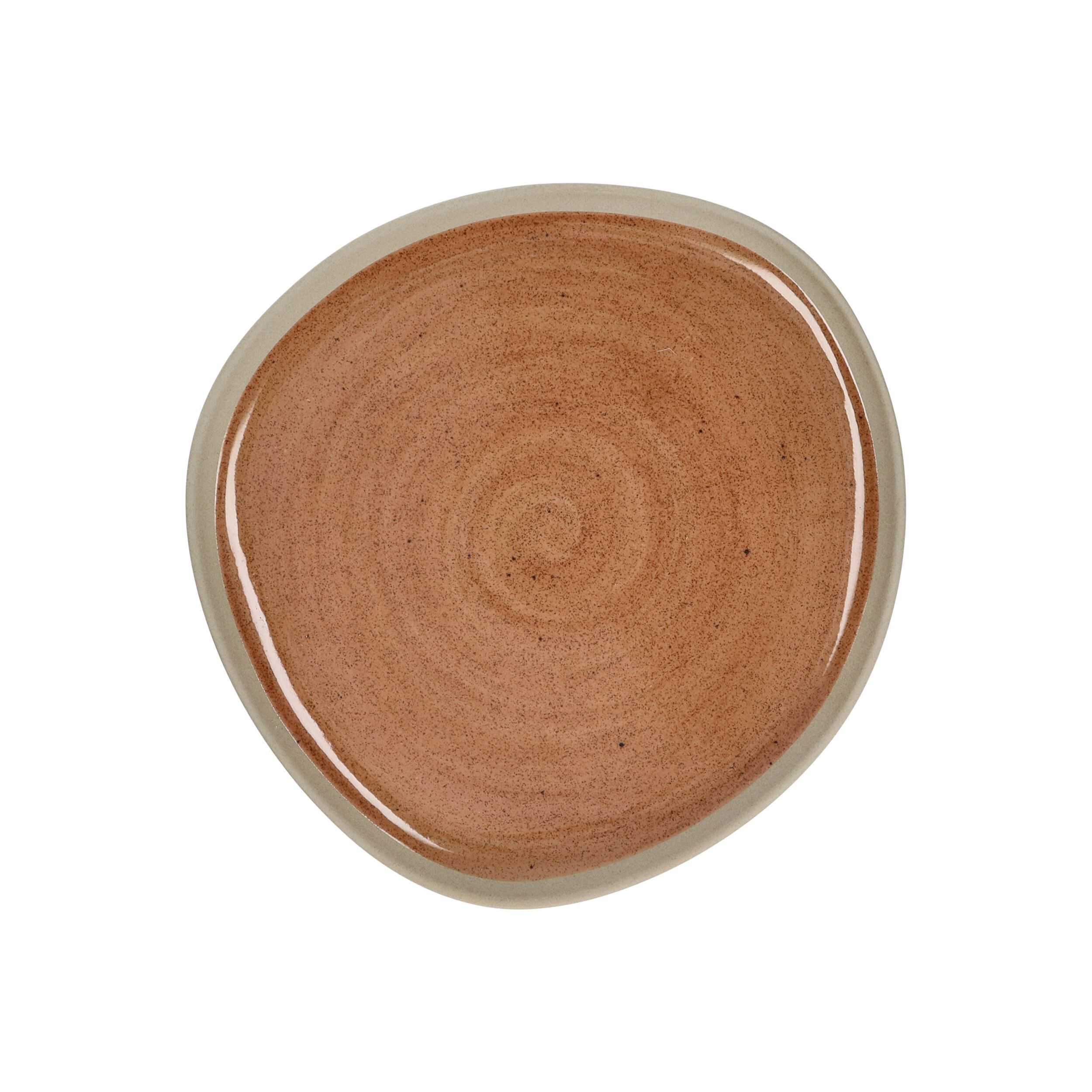 Фарфоровая круглая плоская тарелка POMAX Primeval ARCH-00153071 - Вид №2