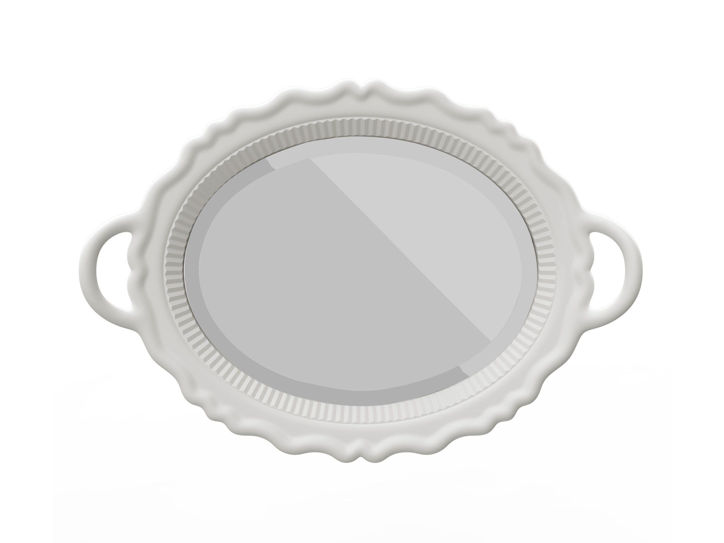 Овальное зеркало в рамке Qeeboo Miroir ARCH-00017459 - Вид №1