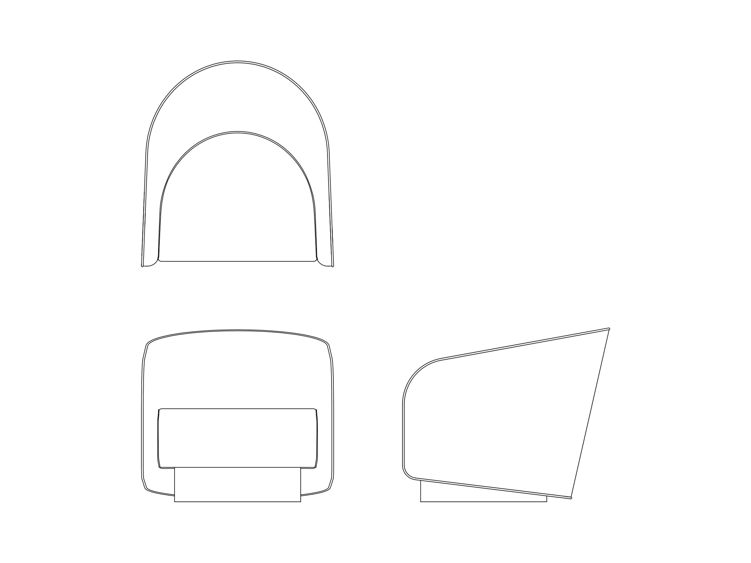 Тканевое вращающееся кресло Casa Magna BOEMIA ARCH-00079915 - Вид №4