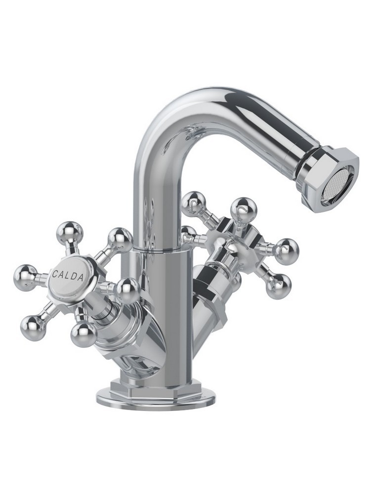 5707/2/S Bellosta Rubinetterie БЛОК ДЛЯ БИДЕ С ОДНОМ ОТВЕРСТИЕМ С ПОВОРОТНЫМ НОЖОМ 