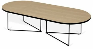 TemaHome Низкий овальный деревянный журнальный столик  9500.629730/09