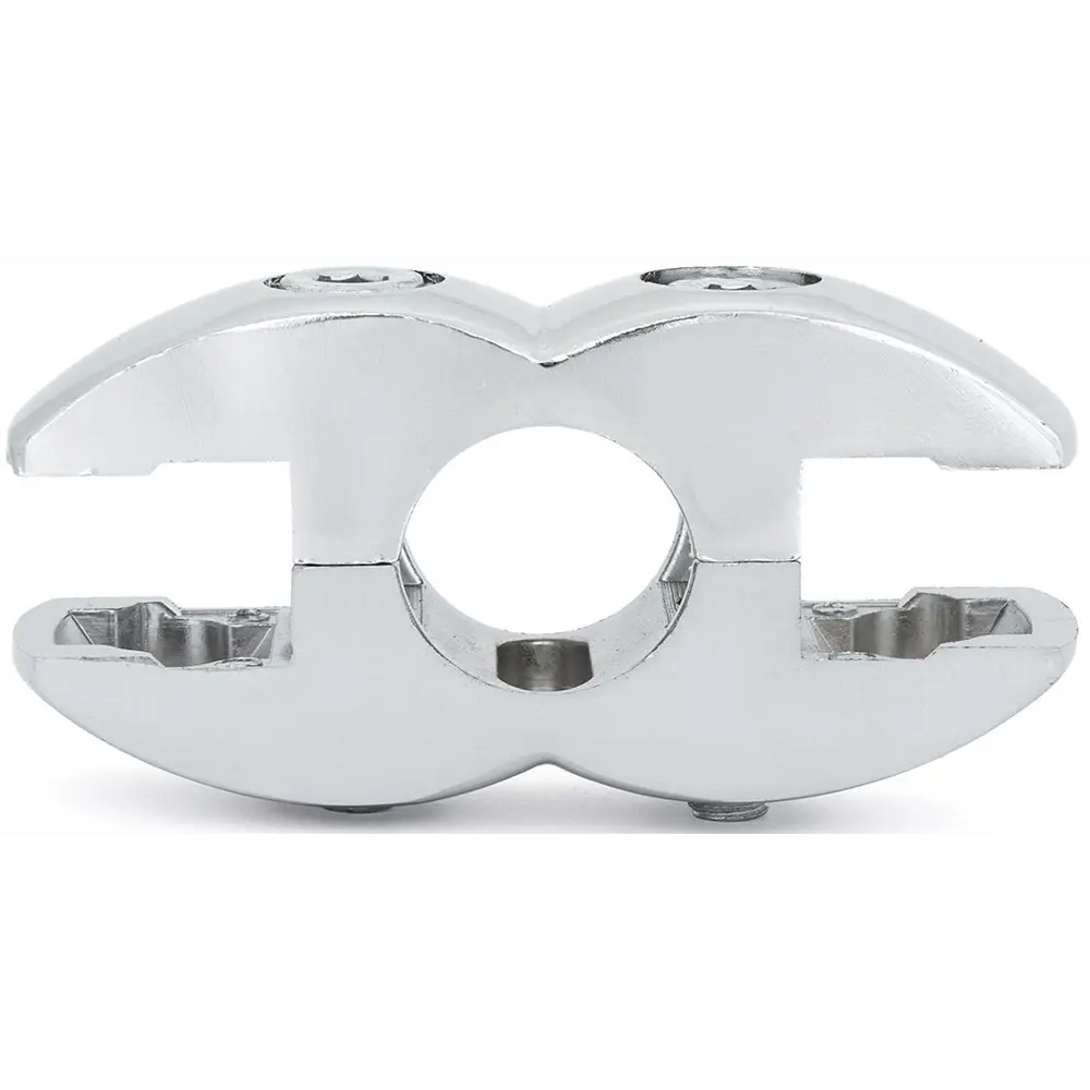 Держатель панели двусторонний алюминий цвет хром 82610847 STLM-2064975 PALLADIUM  - Вид №1