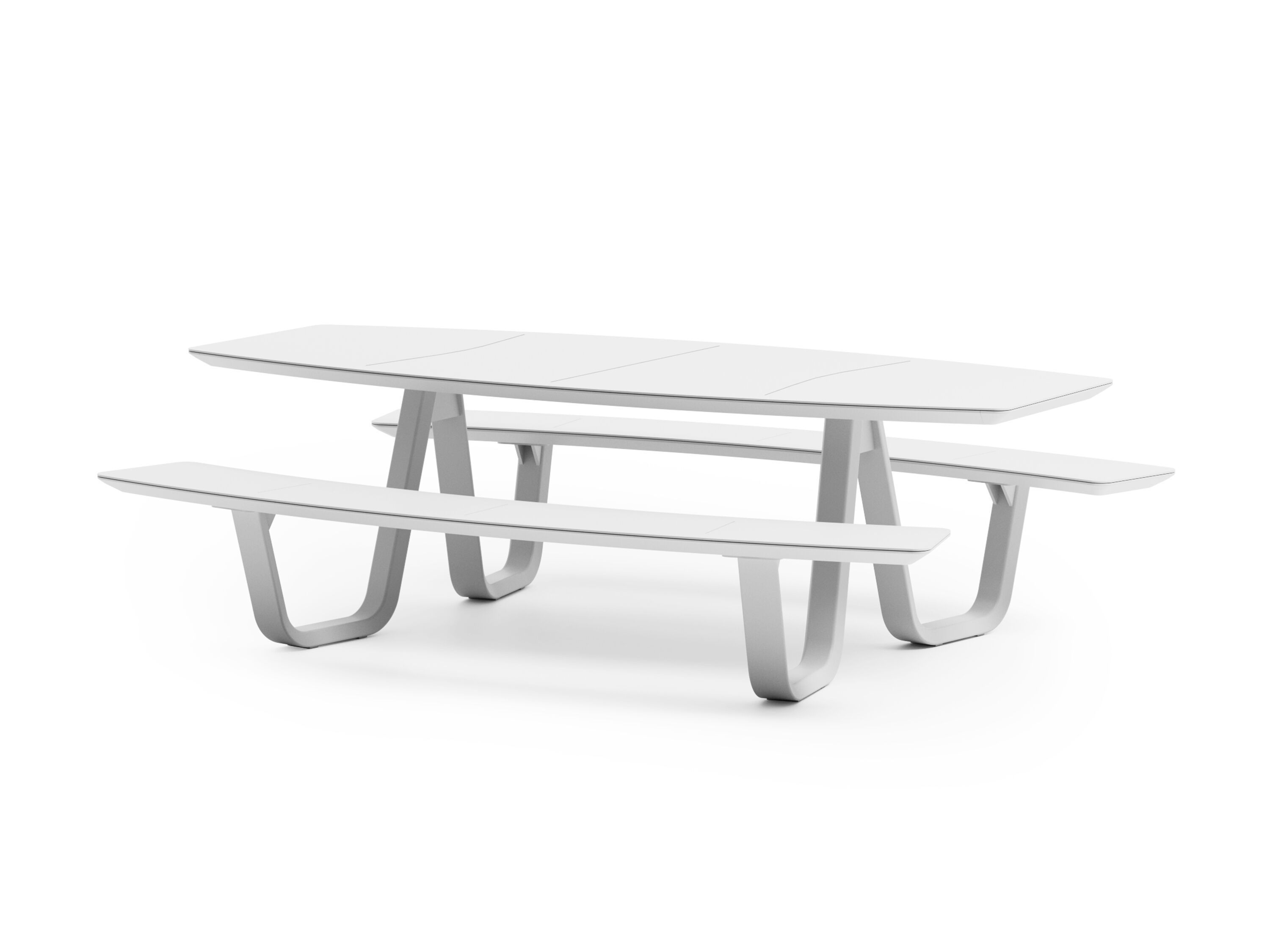 Прямоугольный стол для пикника со встроенными скамейками Atmosphera 8teen ARCH-00084249 - Вид №17