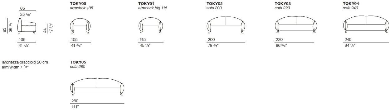 Bodema 2-местный тканевый диван Tokyo sun-id-1373741 - Вид №9