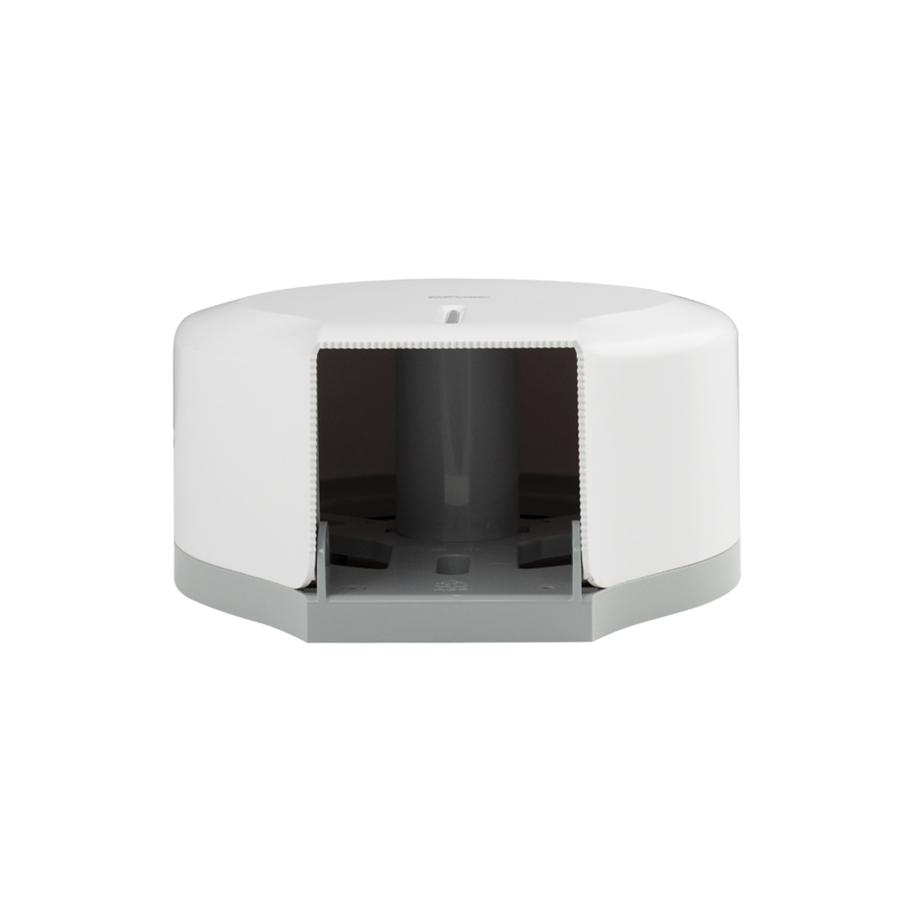 GFmark - Диспенсер для туалетной бумаги - барабан, пластиковый, БЕЛЫЙ, с глазком, с ключом, код: 925  - Вид №1