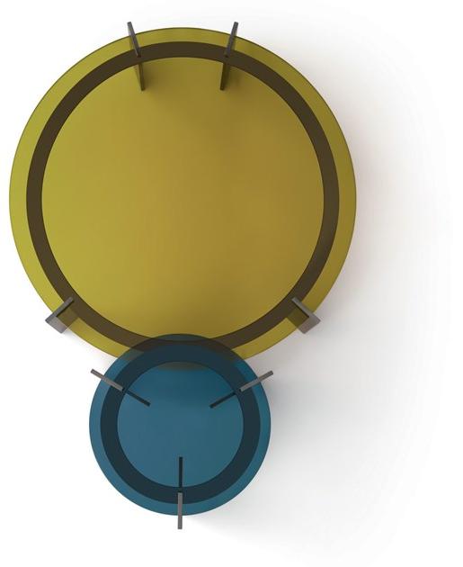 Ditre Italia Круглый стеклянный журнальный столик sun-id-1377008 - Вид №1