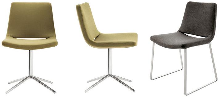 B&B Italia Стул с обивкой из ткани с 4 спицами Metropolitan sun-id-1354415 - Вид №2