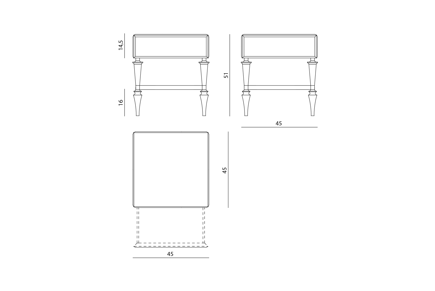 Ginevra Прикроватный столик Visionnaire  - Вид №6