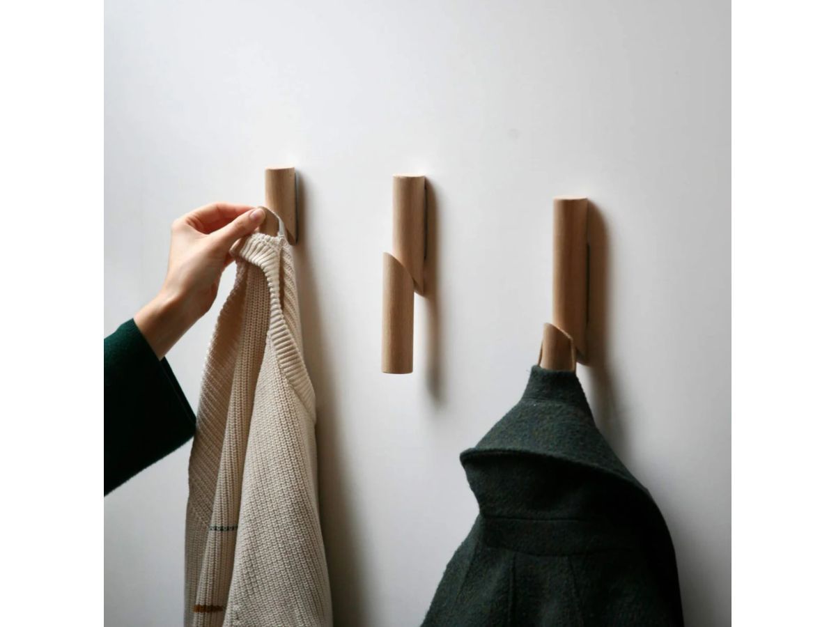 Настенная вешалка из ясеня We Do Wood DREI ARCH-00115880 - Вид №3