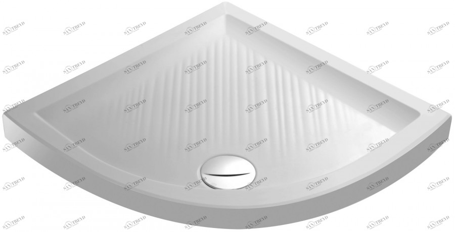 EN107-00 Полукруглый душевой поддон, напольный Jacobdelafon KYREO Santreyd