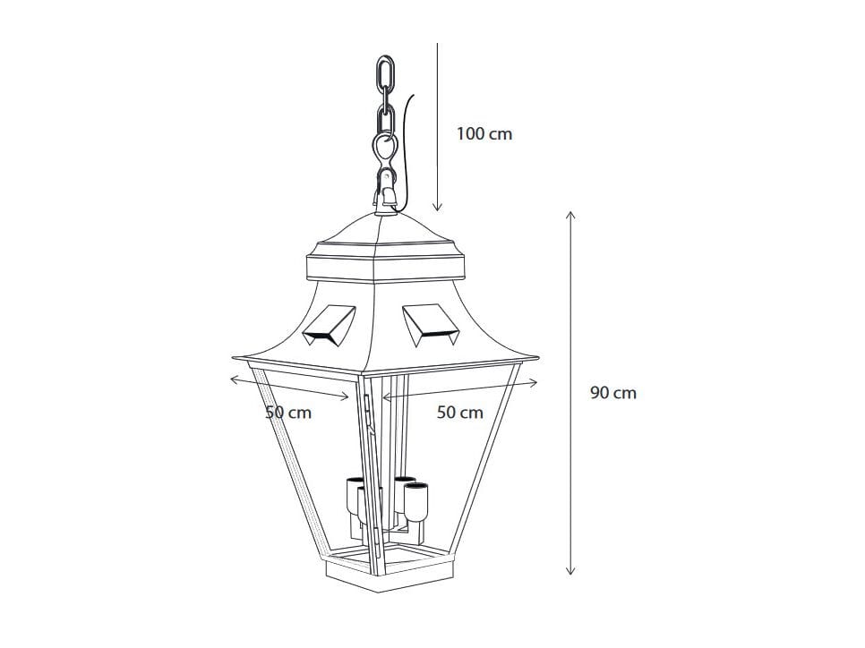 Латунь открытый подвесной светильник Authentage Lighting Gracieuze ARCH-00087628 - Вид №3