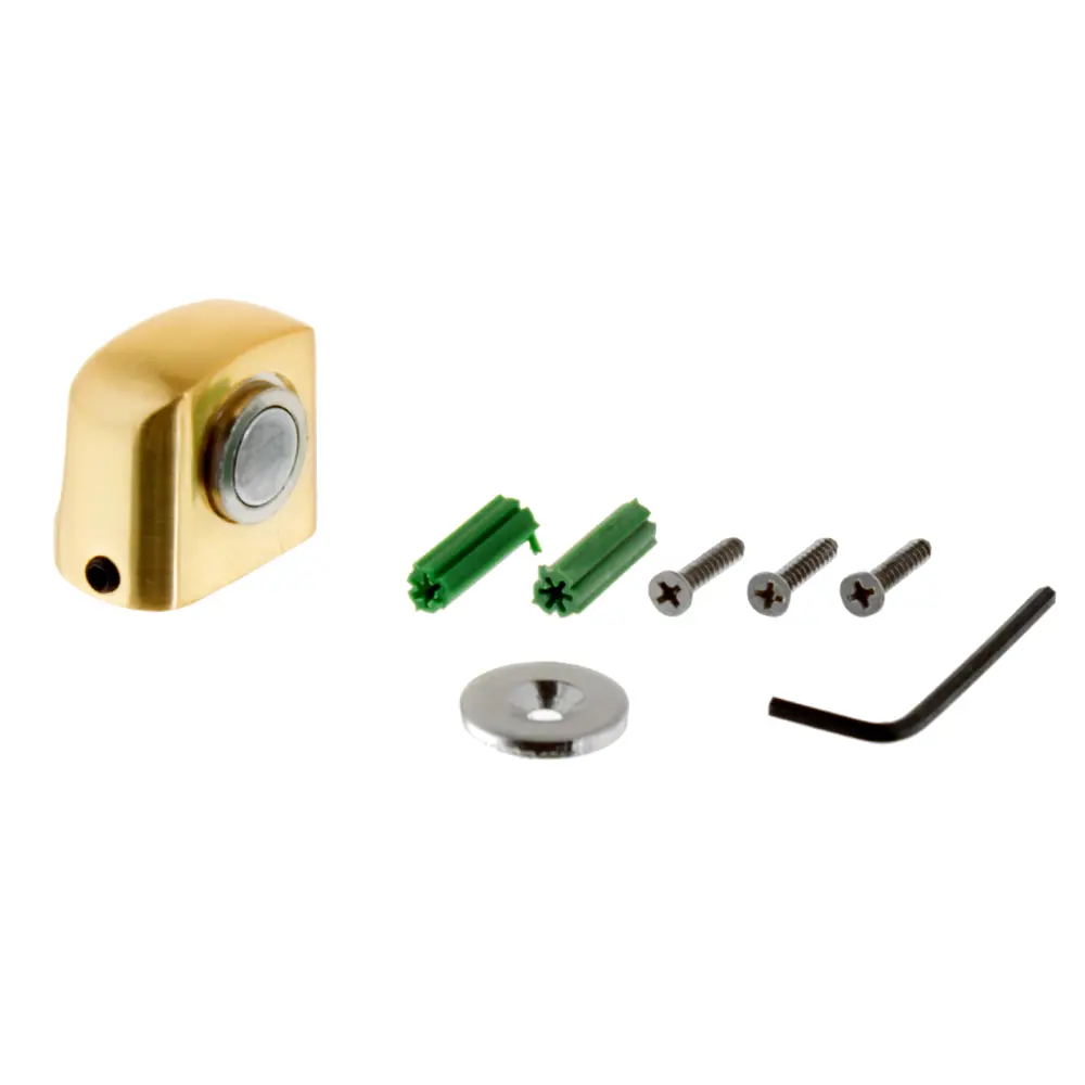 Магнитный дверной упор Apecs с фиксацией в золотом исполнении 11882985 STLM-0001583 - Вид №1