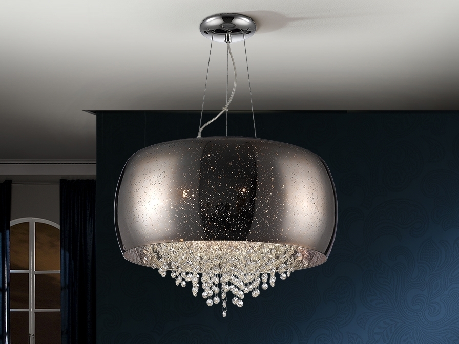 076723 Подвесной светильник хром 6G9 Ø50 Schuller Caelum