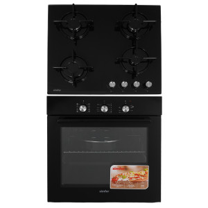 9280270 Духовой шкаф электрический Simfer B6EB19071 + Варочная поверхность газовая Simfer H60N40B570