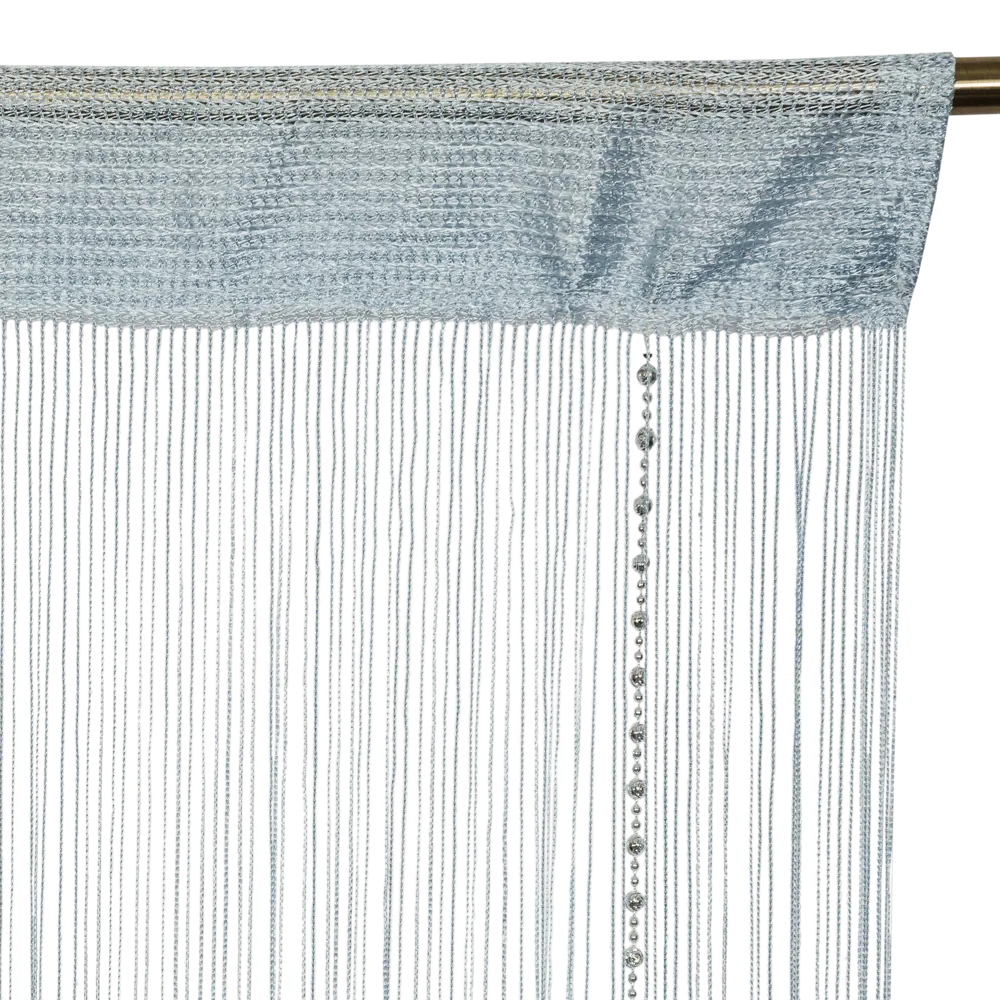 Штора нитяная Inspire «Шар», 150х280 см, цвет серебристый 82046037 STLM-2199152  - Вид №3