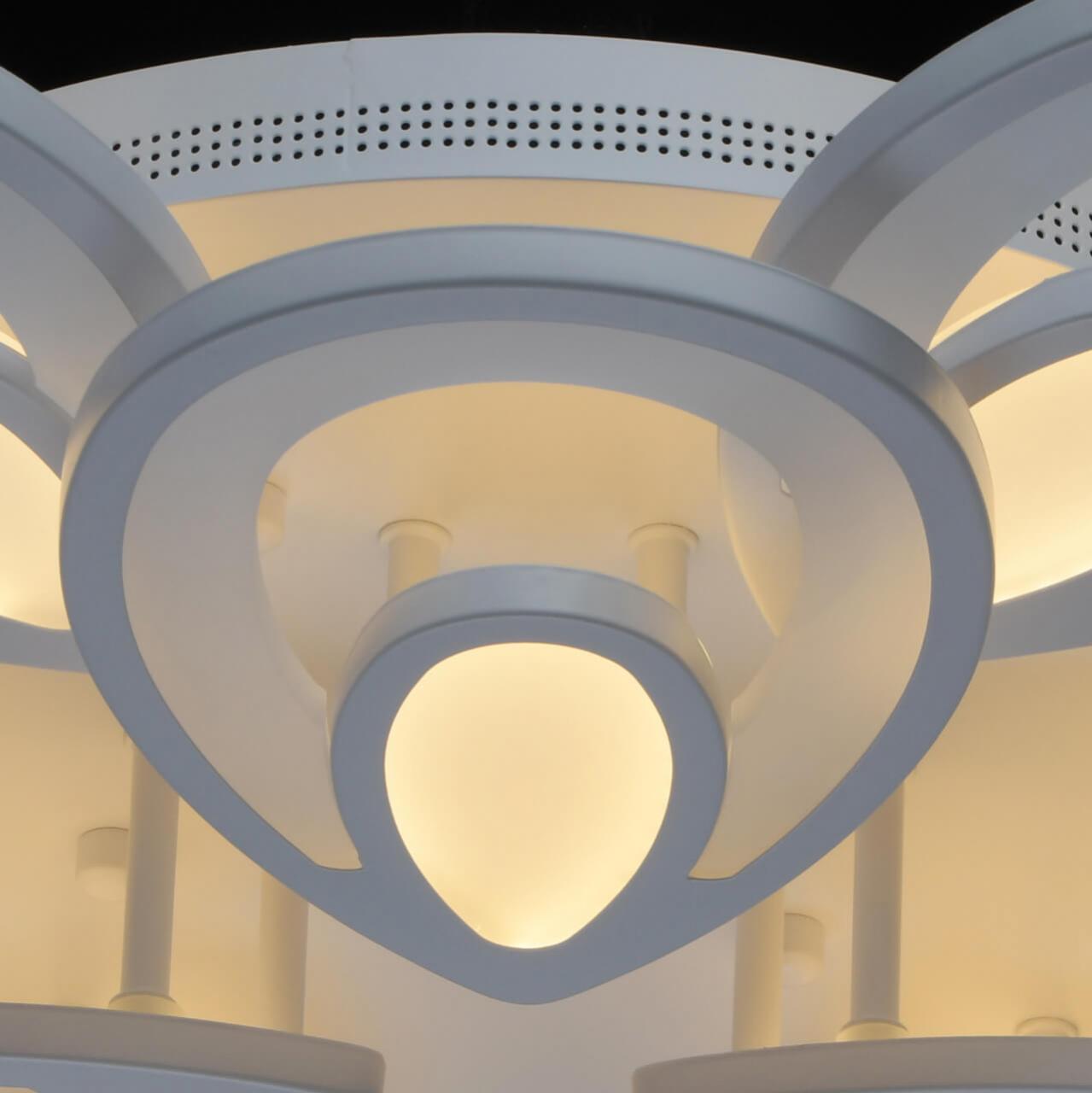 Потолочная светодиодная люстра De Markt Аурих 661016609 DE MARKT ДИЗАЙНЕРСКИЕ, АУРИХ 220161 Белый  - Вид №2