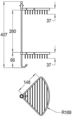 Fir Italia Accessori bagno classici  Abme16b  - Вид №1