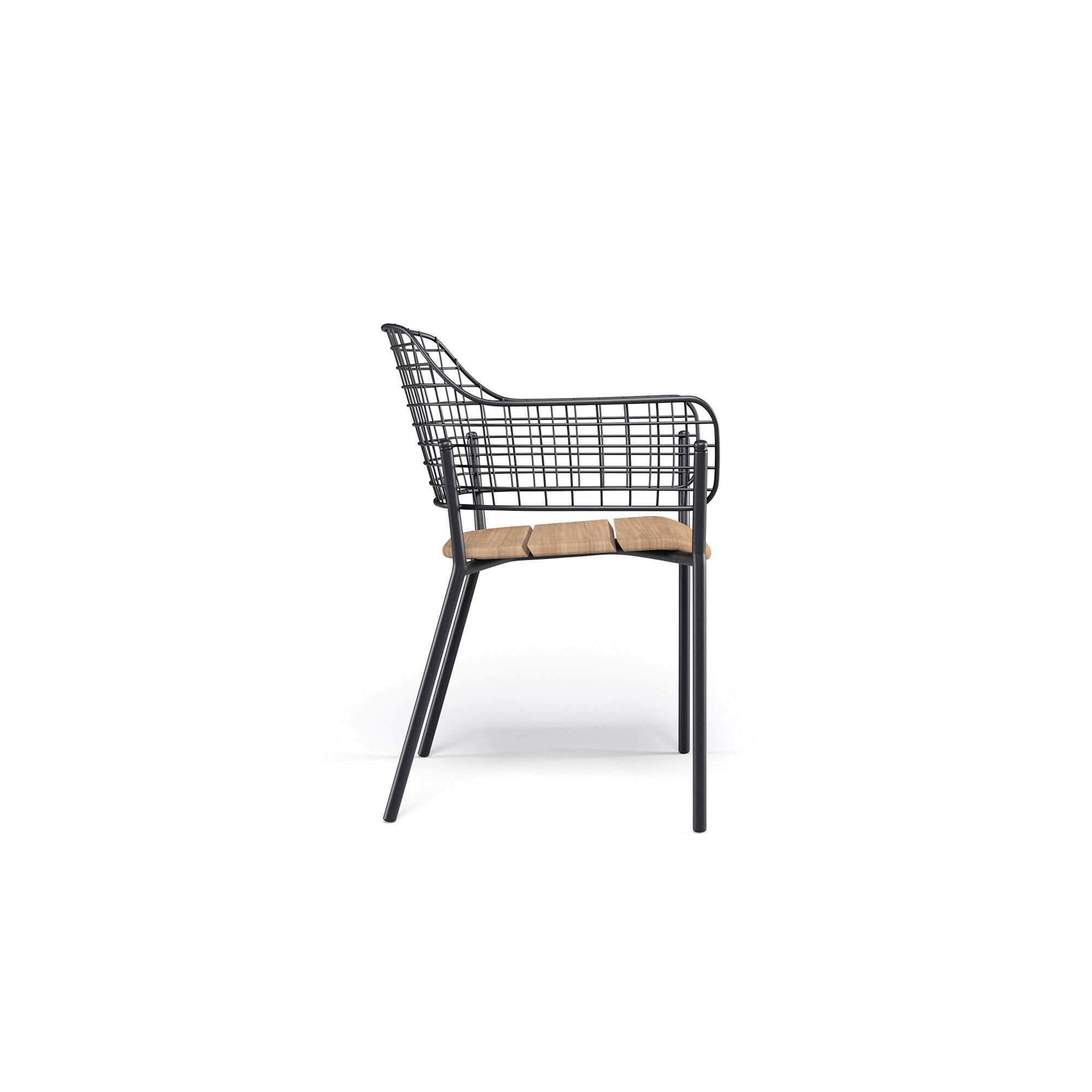 Садовый стул из нержавеющей стали с подлокотниками emu Lyze ARCH-00076431 - Вид №9