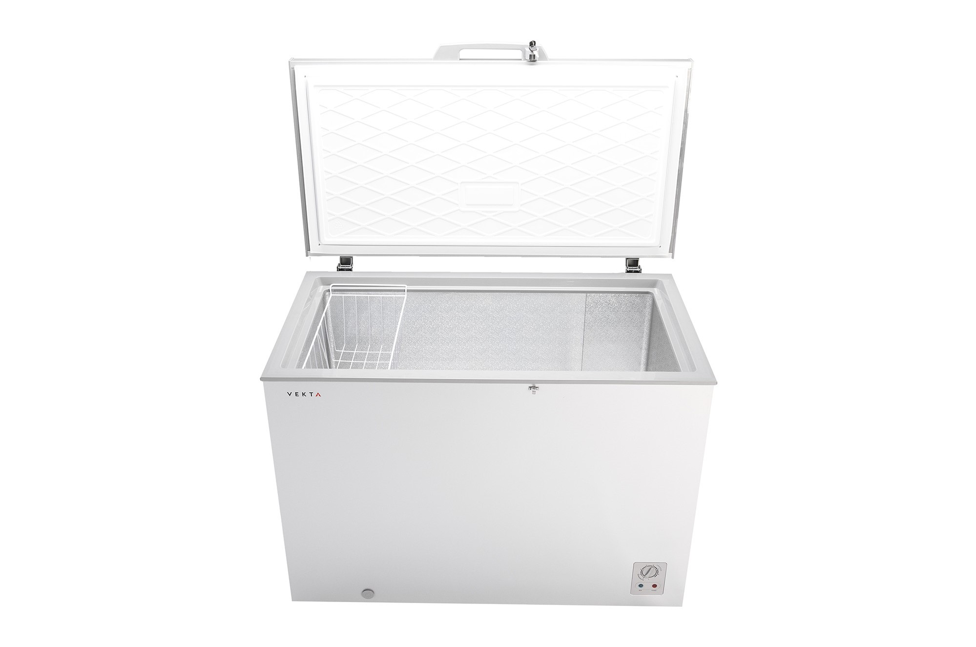 9163249 Морозильный ларь VEKTA FR-380S02 серебристый STDN-0059582 - Вид №1