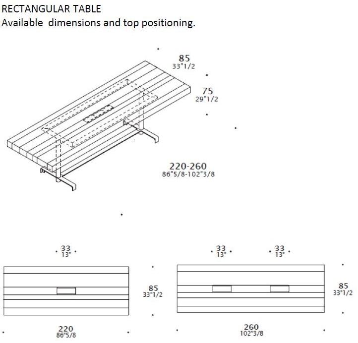 ESTEL GROUP Прямоугольный стол sun-id-1361764 - Вид №6