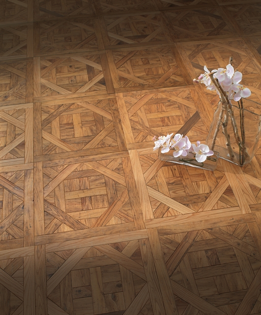 Quad30 Tifernoit Аремберг - балки восстановления из каштана Parquet - Вид №2