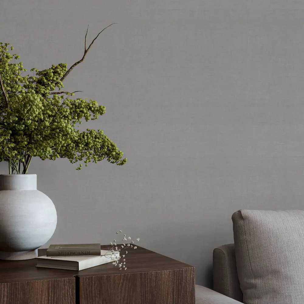 KREAFORTA Tarusa - Флизелиновые обои серые с виниловым покрытием 89426386 STLM-1565805 - Вид №4