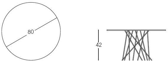 arflex Низкий круглый лакированный журнальный столик Octopus sun-id-1475000 - Вид №5