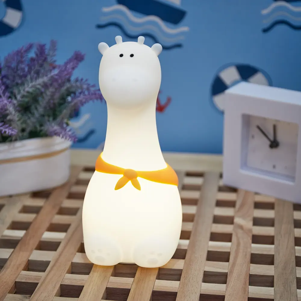 Ночник светодиодный Жираф детский проектор теплый белый свет/RGB Santreyd STLM-2088027 - Вид №6