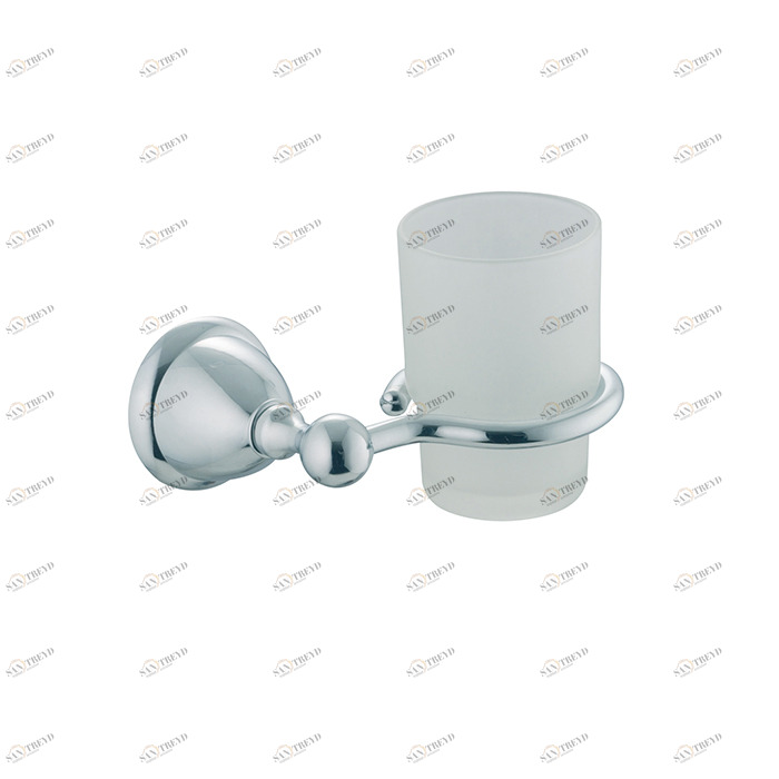 F6043/1 Стеклянный стакан с держателем отдельностоящий FIMA CARLO FRATTINI Style 