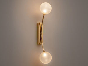 Пескоструйная стеклянная светодиодная настенная лампа