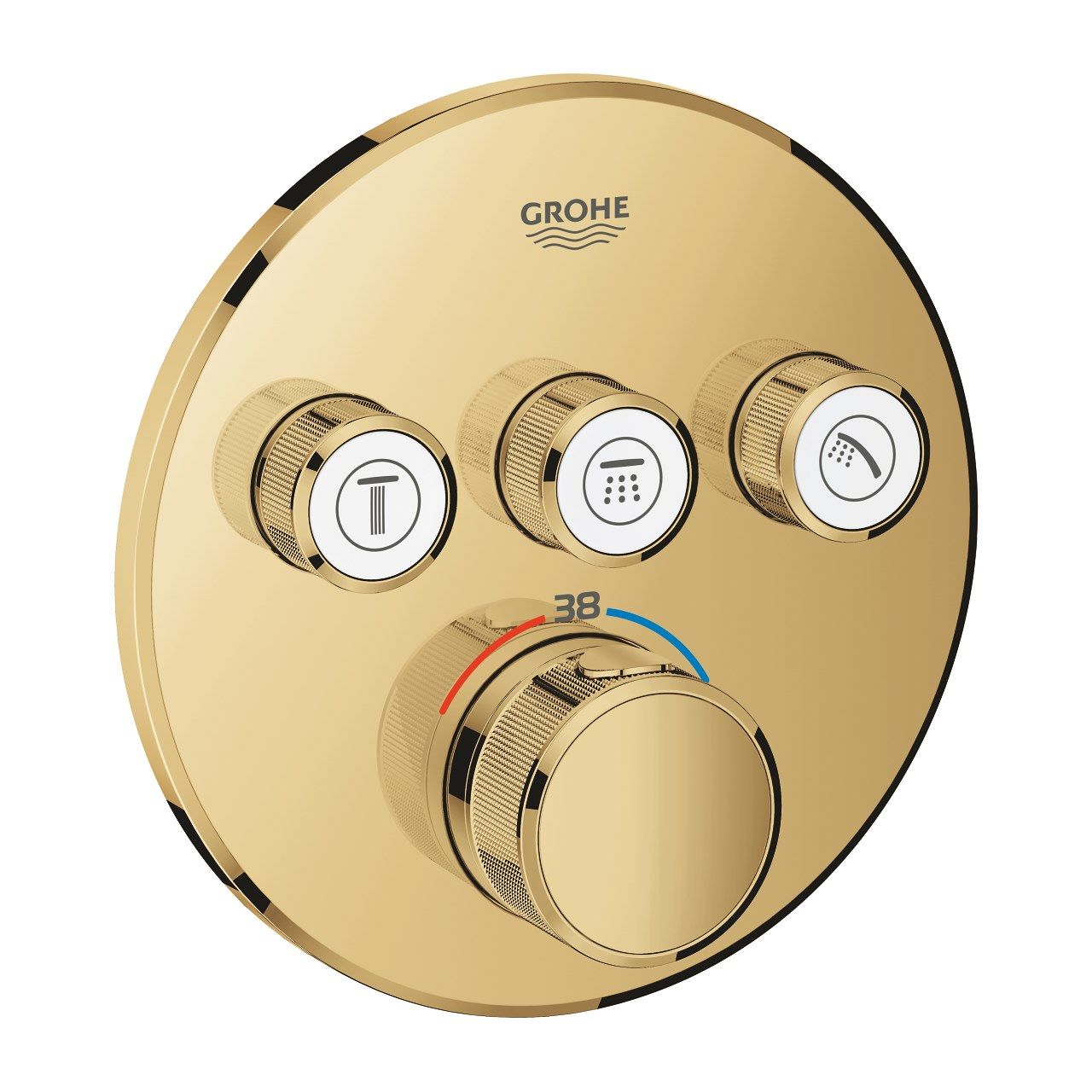 3-ходовой термостатический смеситель Grohe Grohtherm SmartControl ARCH-00143248 - Вид №17