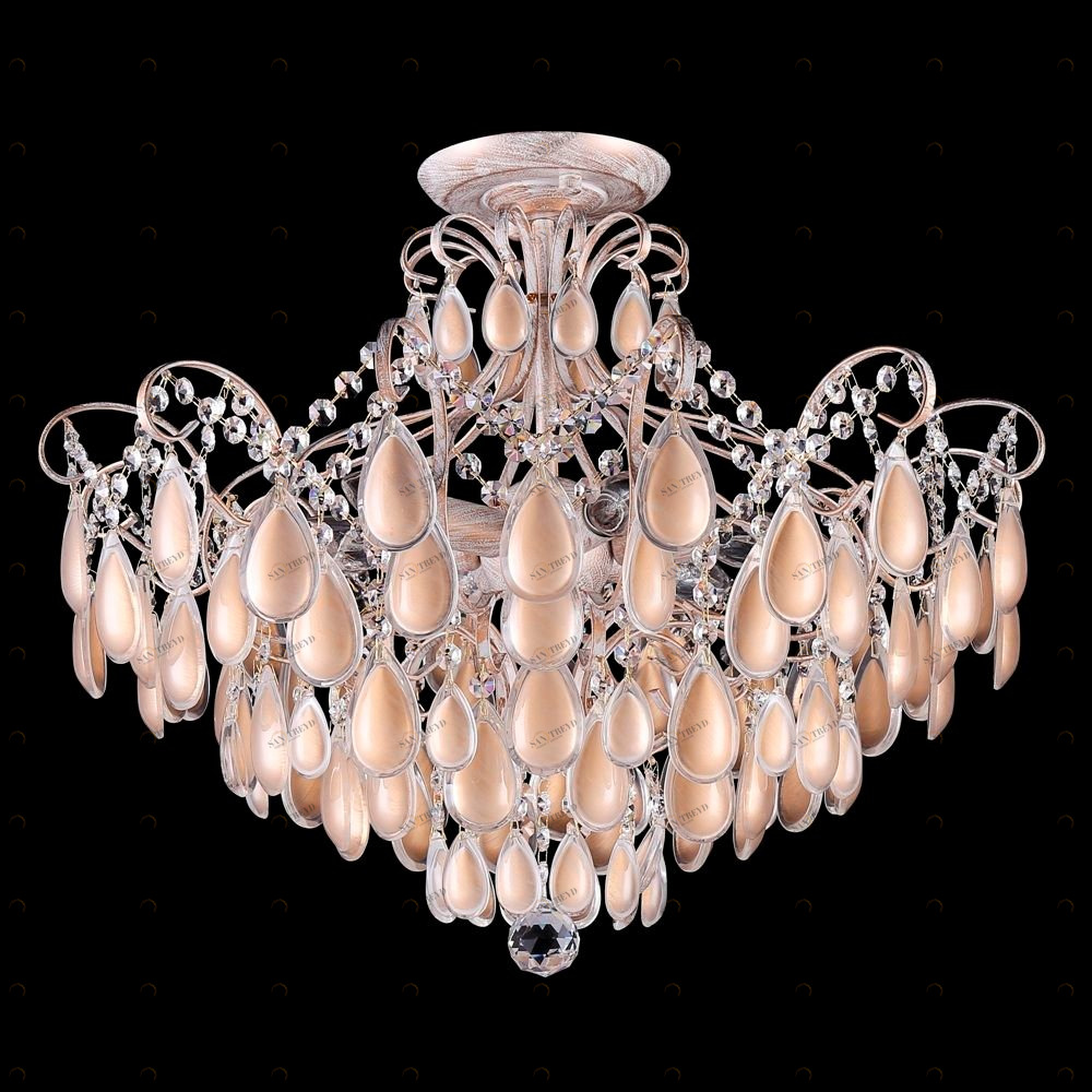 Потолочная люстра Crystal Lux Sevilia PL6 Gold CRYSTAL LUX ДИЗАЙНЕРСКИЕ, SEVILIA 058707 Золотой 
