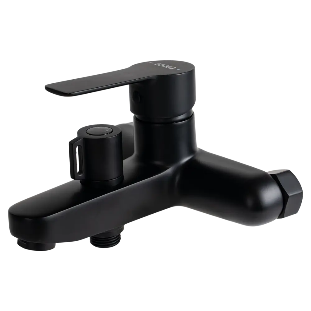 Смеситель для ванны ESKO черный матовый однорычажный 89409222 STLM-1570109