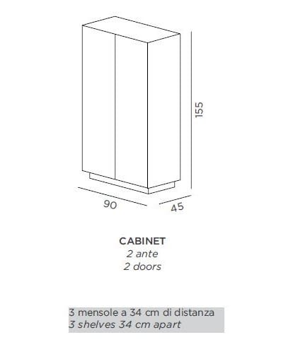 Металлический шкаф DE CASTELLI Tide ARCH-00084397 - Вид №6